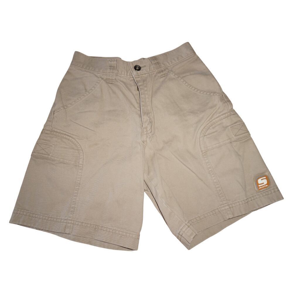 Vintage Levi’s Silvertab Khaki Carpenter Shorts Size 8 XS Y2K Streetwear Utility